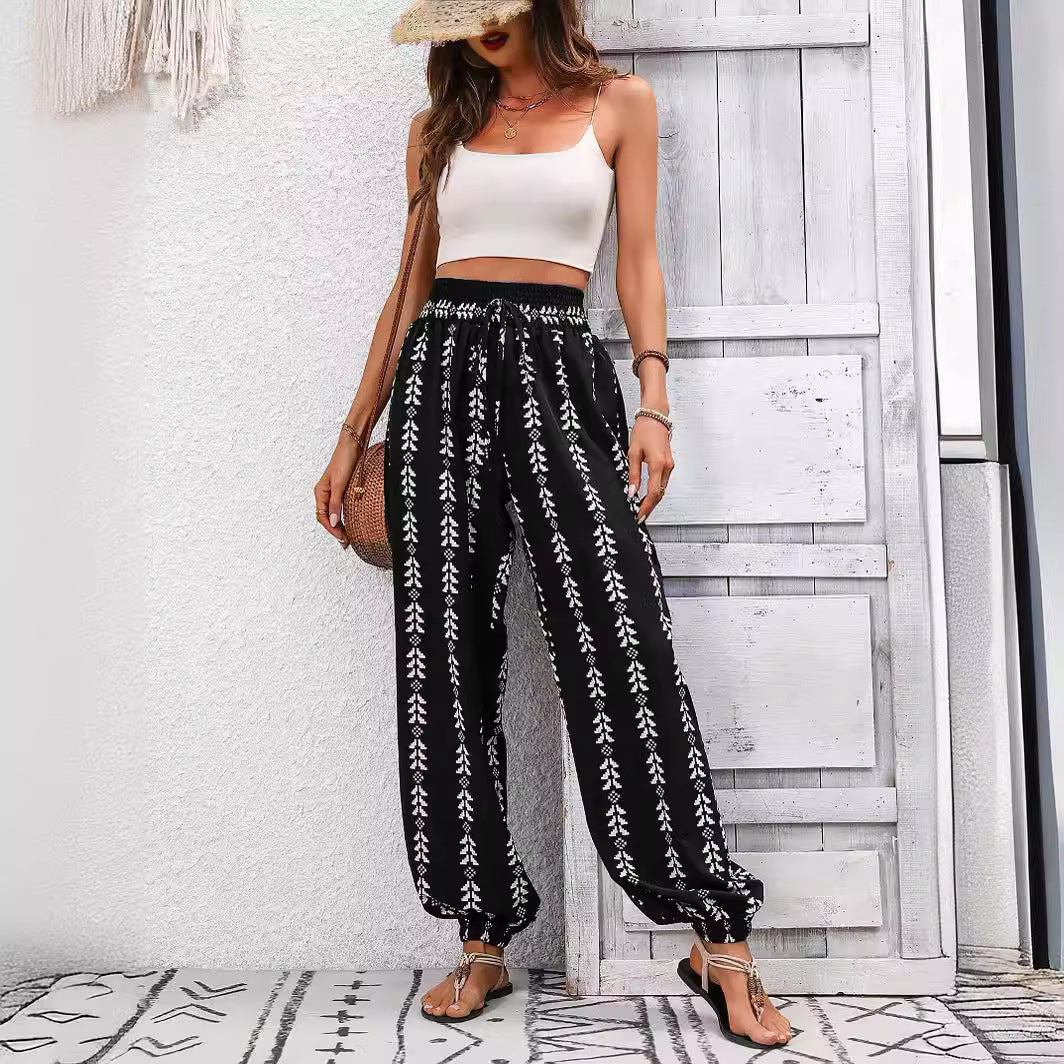Pantaloni a gamba larga in stile boho di Valentina Lo Bello