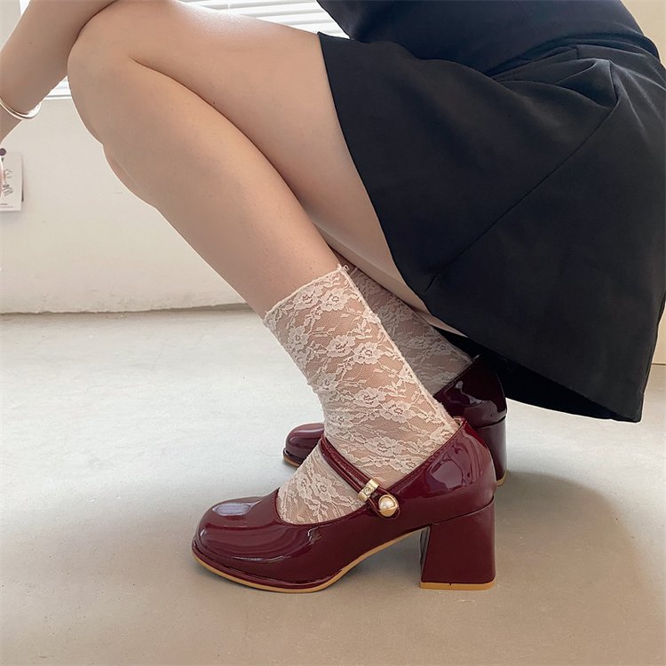 Retro Mary Jane High Heels by Valentina Lo Bello