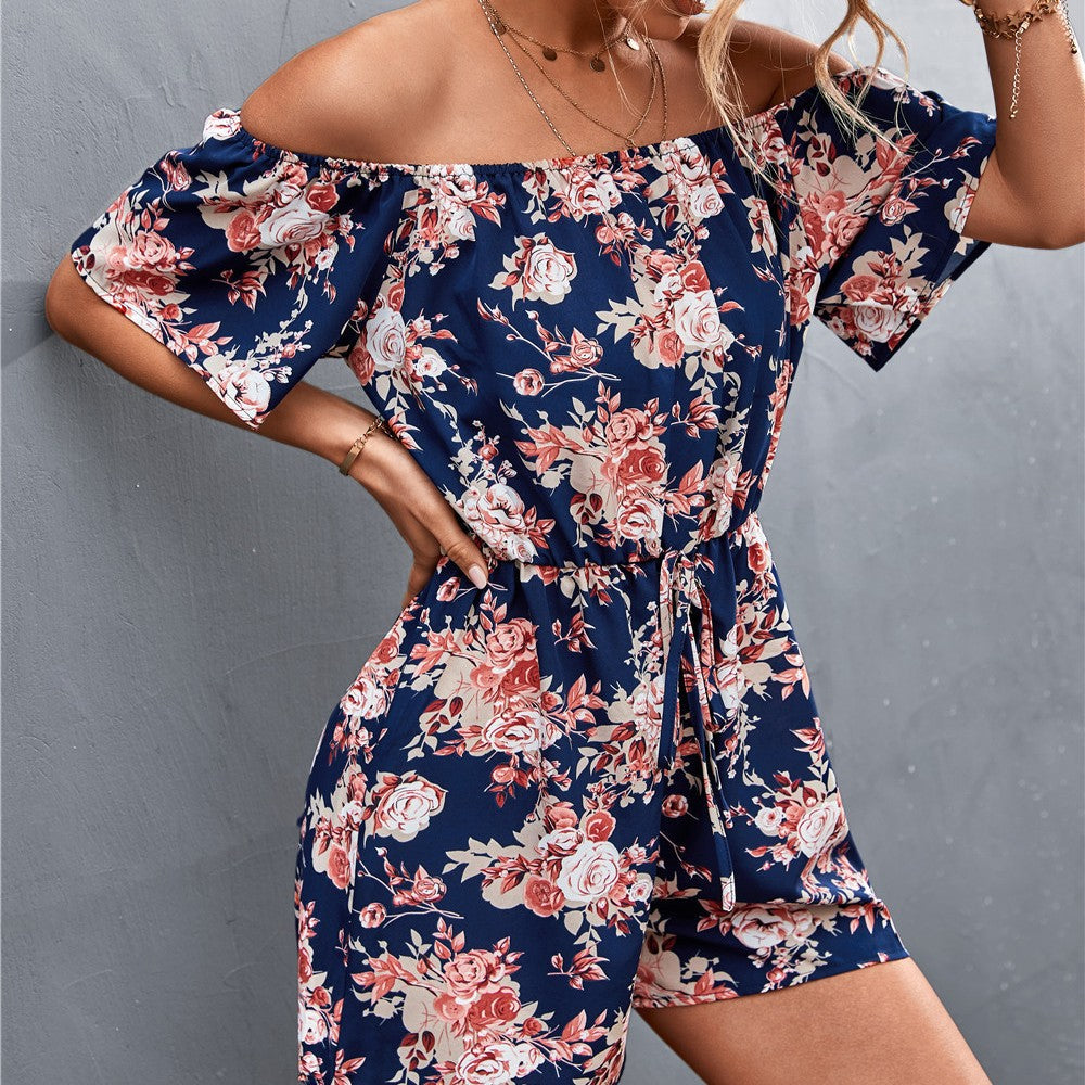 Floral Off-Shoulder Valentina Lo Bello Jumpsuit