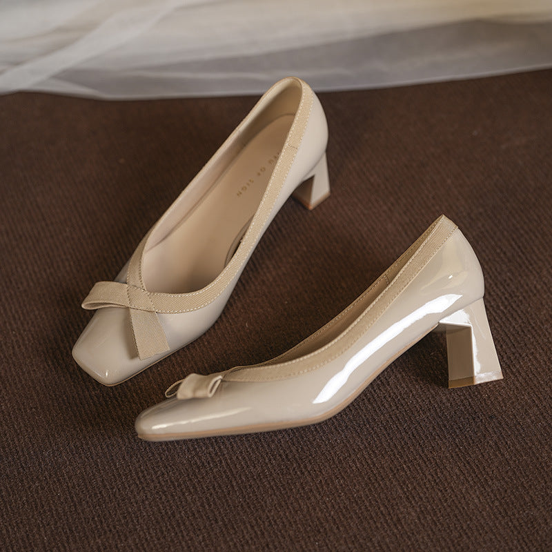 Elegant Chunky Heel Pumps Valentina Lo Bello Heels