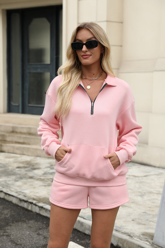 Completo felpa con zip alla moda di Valentina Lo Bello