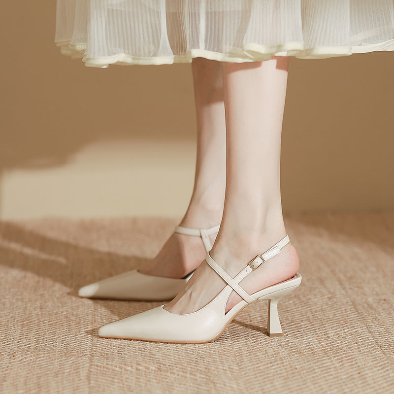 Elegant Valentina Lo Bello Pointed Toe High Heel Sandals