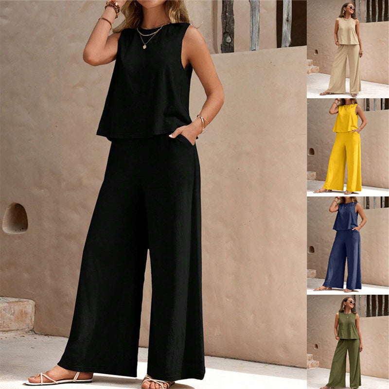 Elegant Loose Cotton Set by Valentina Lo Bello