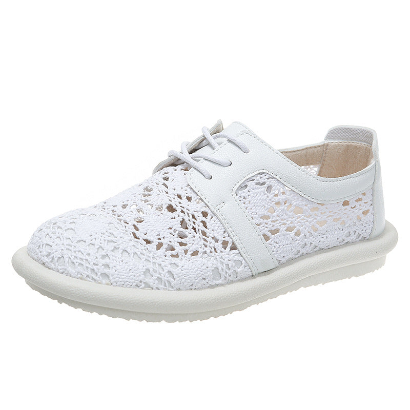 Scarpe basse casual traspiranti all'uncinetto Valentina Lo Bello