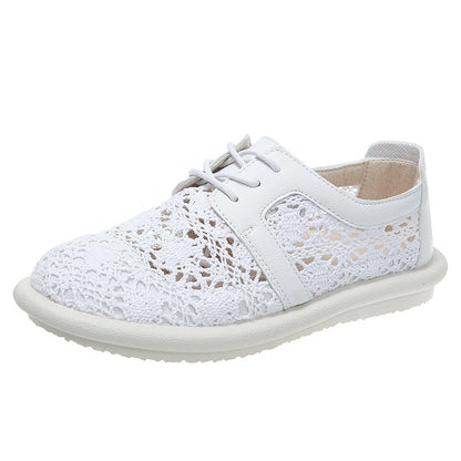Scarpe basse casual traspiranti all'uncinetto Valentina Lo Bello