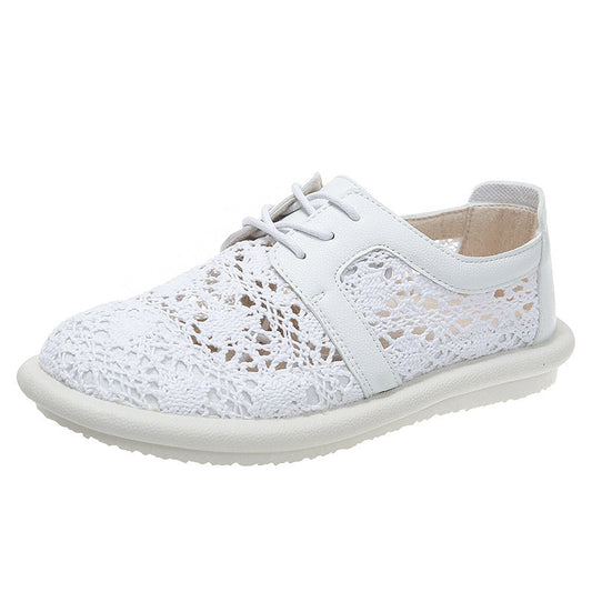 Scarpe basse casual traspiranti all'uncinetto Valentina Lo Bello