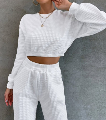 Textured Cozy Valentina Lo Bello Women’s Lounge Set