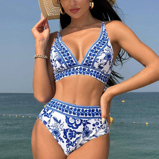 Bikini a vita alta di Valentina Lo Bello ispirato a Pinterest