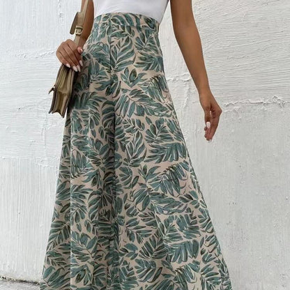 Chic Floral Wide-Leg Pants by Valentina Lo Bello