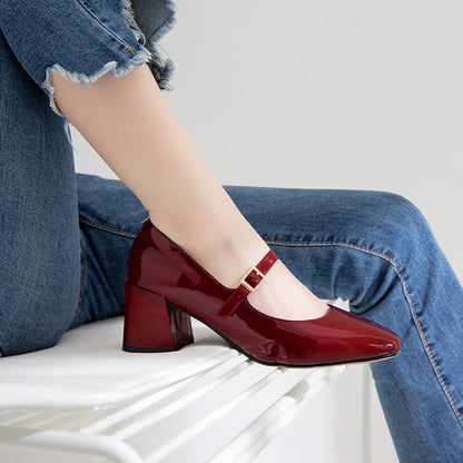 Elegant Patent Leather Heels by Valentina Lo Bello
