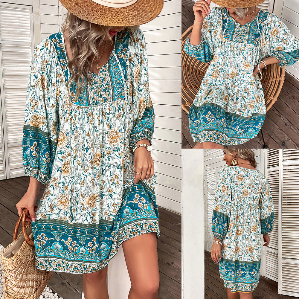 Boho Floral Valentina Lo Bello Summer Dress
