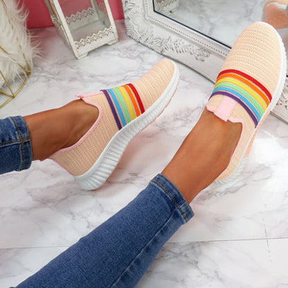 Rainbow Mesh Slip-On Sneakers Valentina Lo Bello