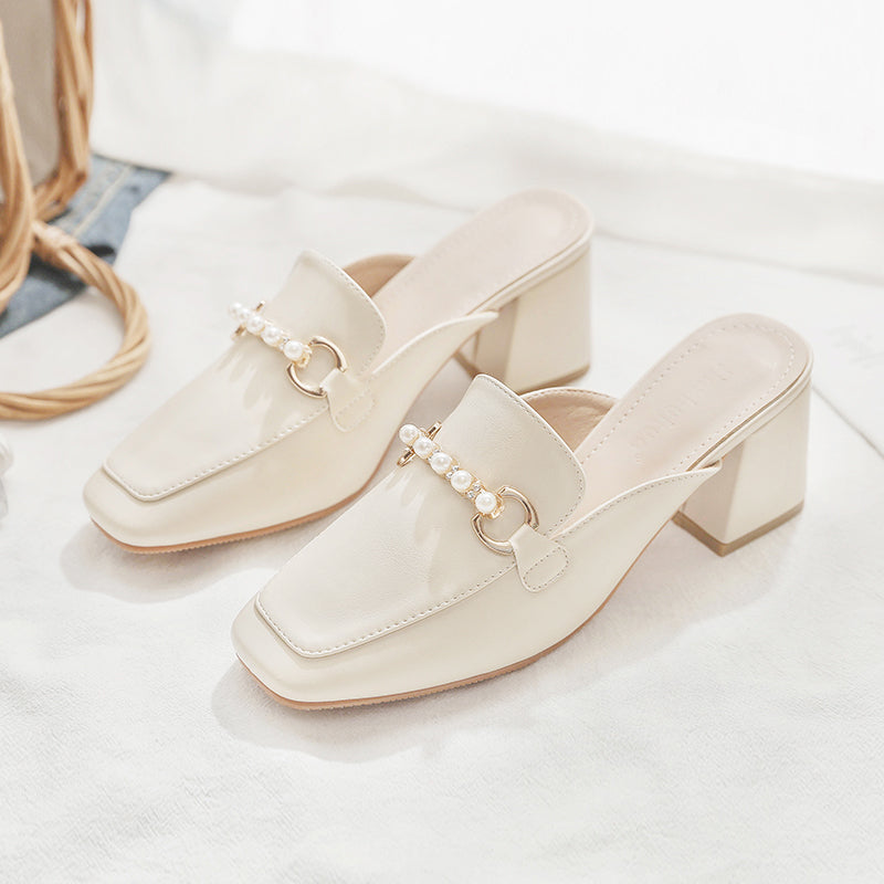 Chic Pinterest-Inspired Valentina Lo Bello Block Heel Mules