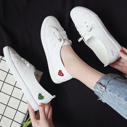 Chic Heart Slip-On Sneakers by Valentina Lo Bello