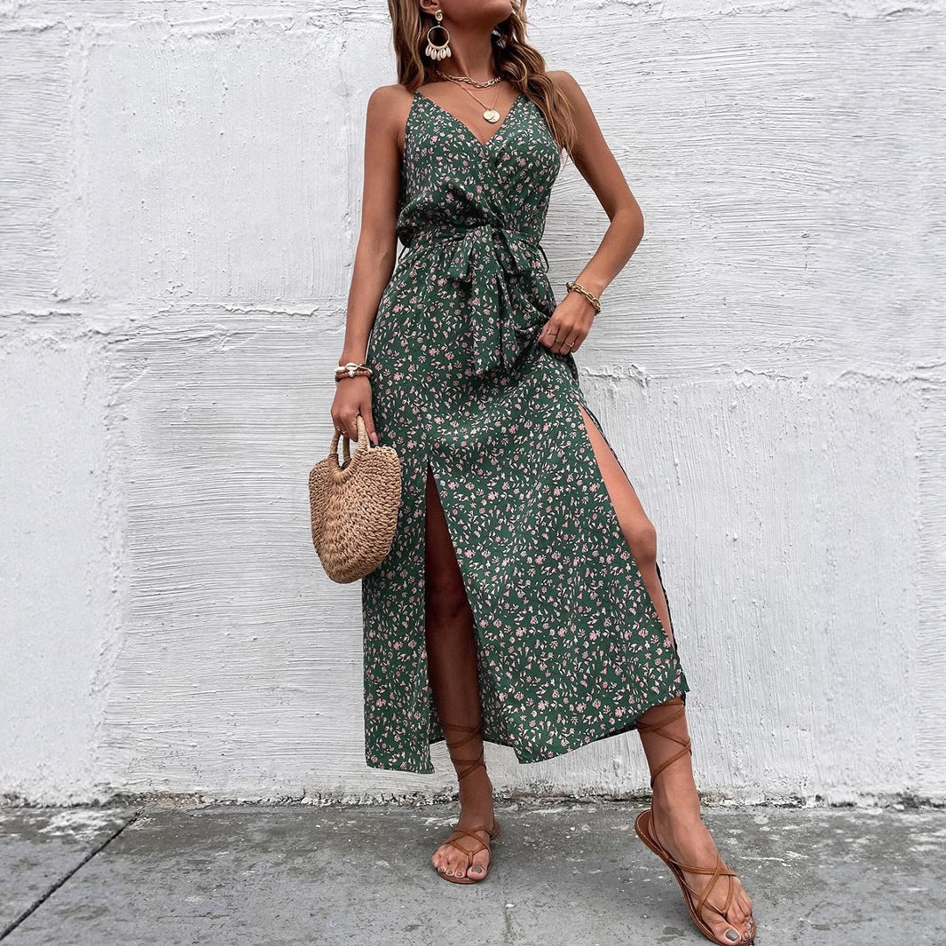 Bohemian Floral Valentina Lo Bello Summer Strap Dress