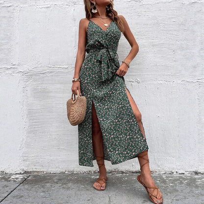 Bohemian Floral Valentina Lo Bello Summer Strap Dress