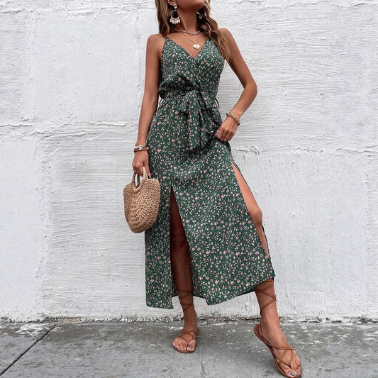 Bohemian Floral Valentina Lo Bello Summer Strap Dress