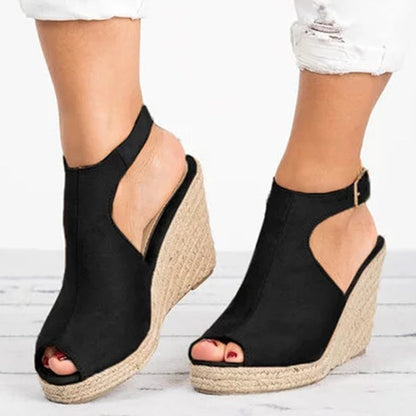 Chic Platform Wedge Sandals Valentina Lo Bello