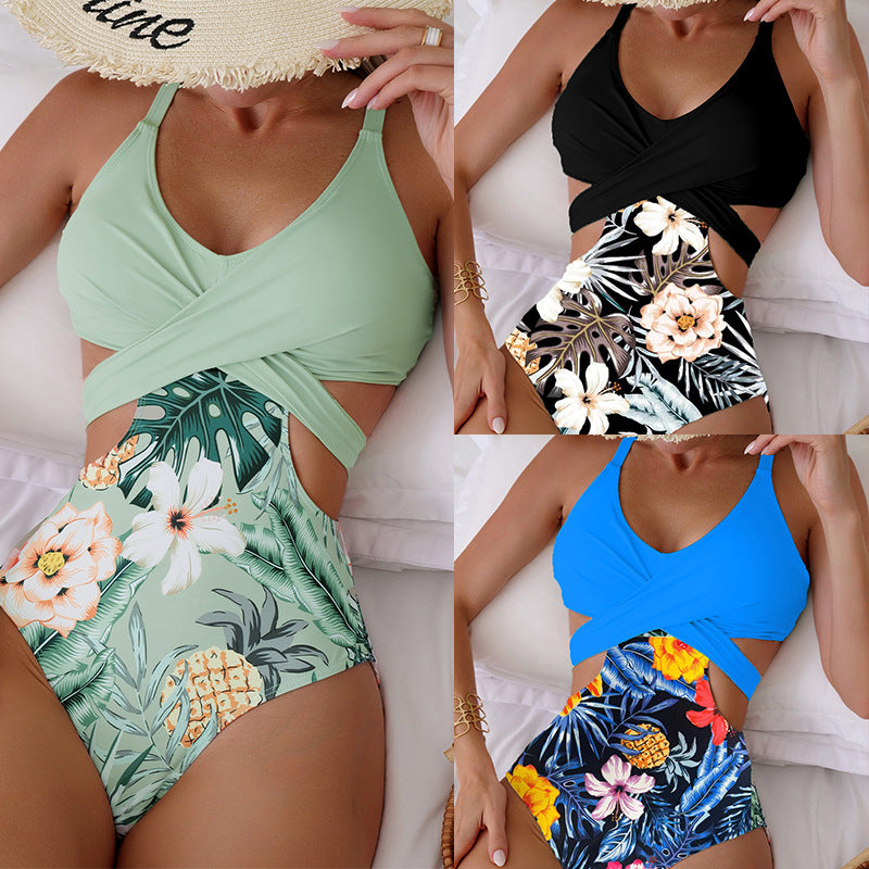 Chic Hollow Out Valentina Lo Bello One-Piece Bikini
