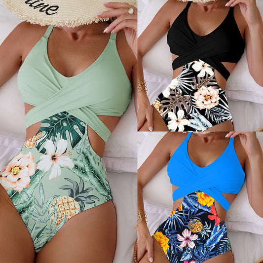 Chic Hollow Out Valentina Lo Bello One-Piece Bikini