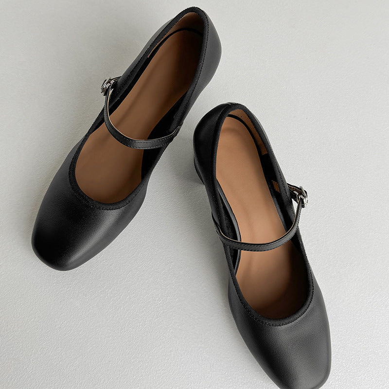 Scarpe con tacco Mary Jane in stile retrò di Valentina Lo Bello