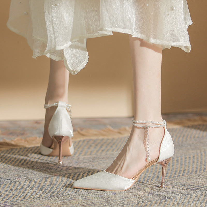 Elegant Valentina Lo Bello Stiletto Buckle Sandals
