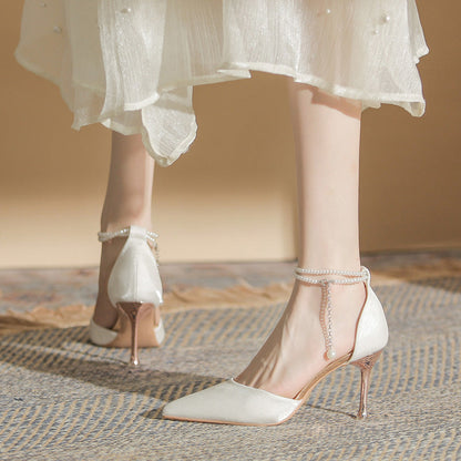 Elegant Valentina Lo Bello Stiletto Buckle Sandals