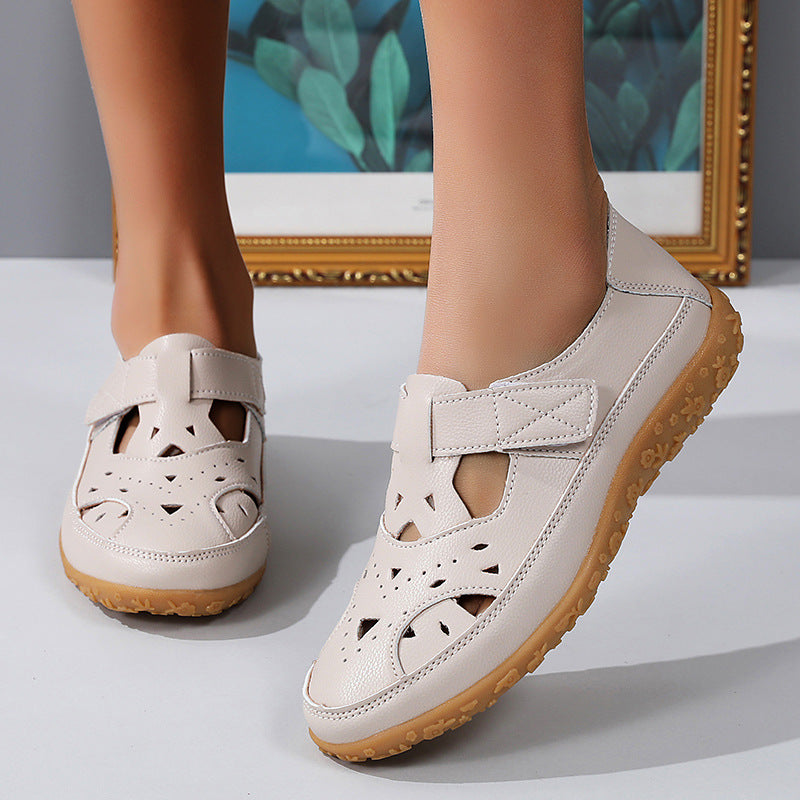 Hollowed Comfort Flat Sandals by Valentina Lo Bello