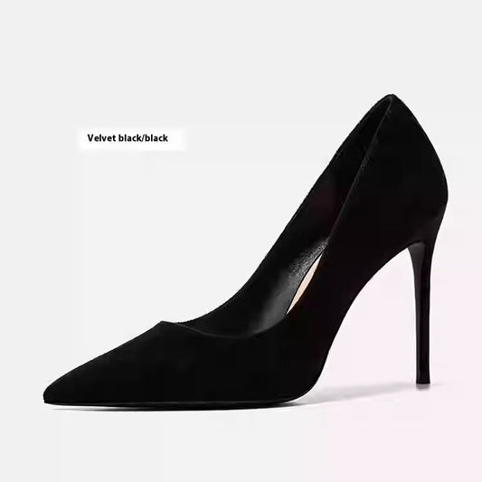 Eleganti décolleté in pelle con tacco a spillo Valentina Lo Bello