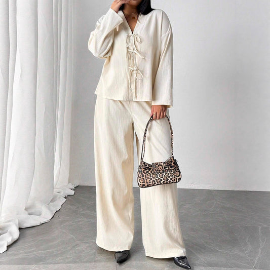 Elegant Apricot Lounge Set Valentina Lo Bello Womenswear