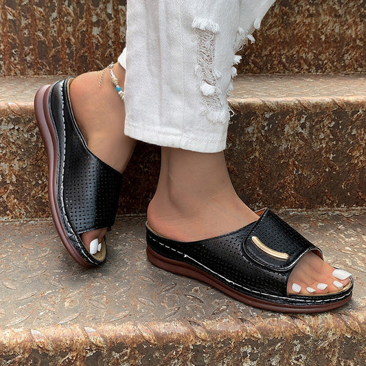 Sandali con plateau cavo Valentina Lo Bello da donna