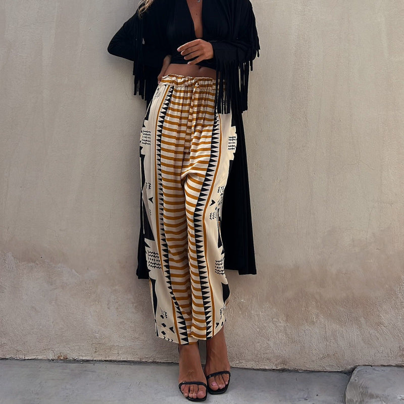 Pantaloni harem con stampa boho di Valentina Lo Bello