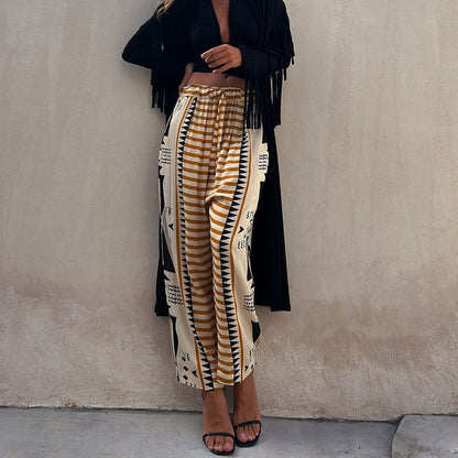 Pantaloni harem con stampa boho di Valentina Lo Bello