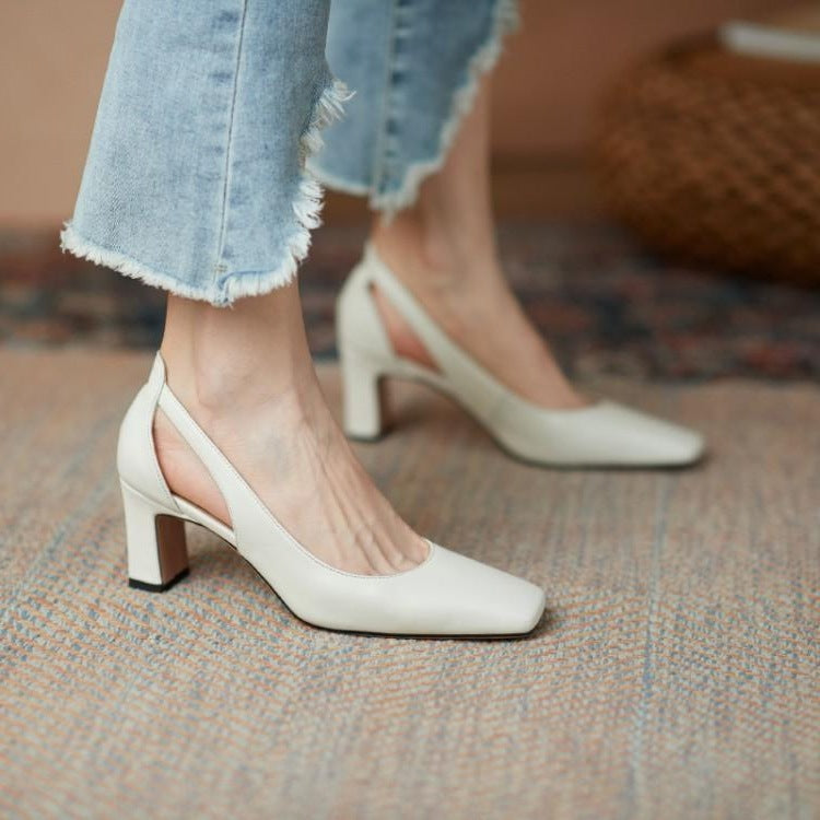 Elegant Block Heel Pumps by Valentina Lo Bello
