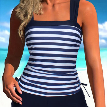 Boxer bikini a righe taglie forti di Valentina Lo Bello