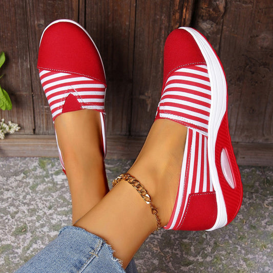 Striped Lightweight Slip-On Valentina Lo Bello Women's Shoes