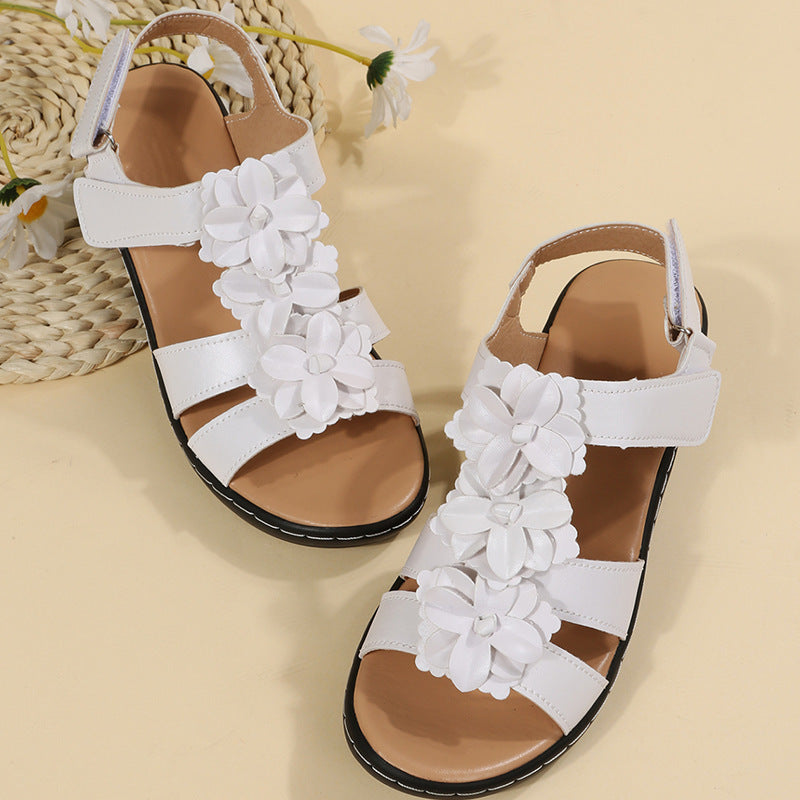 Sandali con zeppa Floral Comfort Valentina Lo Bello
