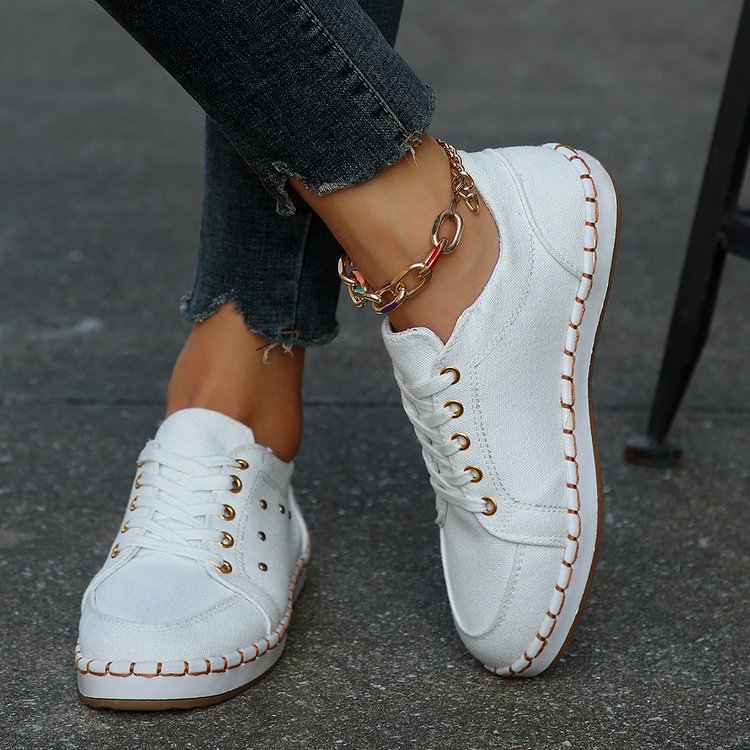 Sneakers in tela Valentina Lo Bello con stampa leopardata