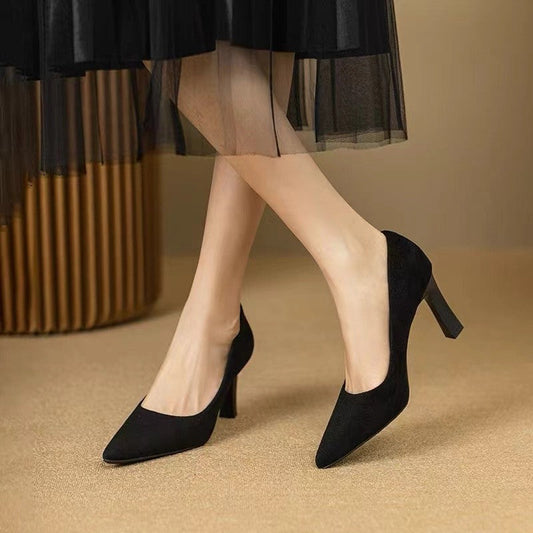 Elegant Black Stiletto Heels by Valentina Lo Bello