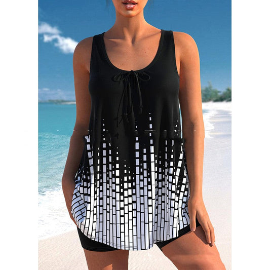 Elegante bikini stampato taglie forti di Valentina Lo Bello