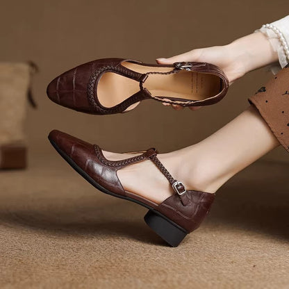 Retro Mary Jane Chunky Heels by Valentina Lo Bello