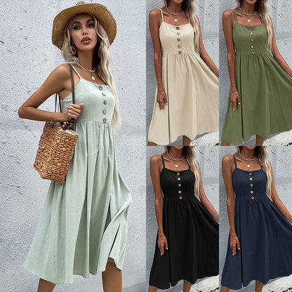 Chic Midi Sundress Valentina Lo Bello Summer Collection