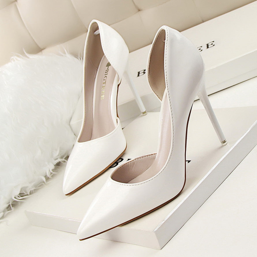 Elegant Valentina Lo Bello Patent Stiletto High Heels