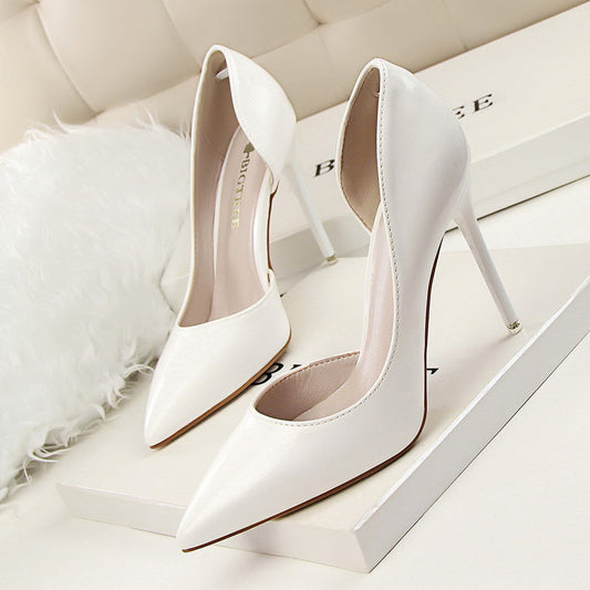 Elegant Valentina Lo Bello Patent Stiletto High Heels
