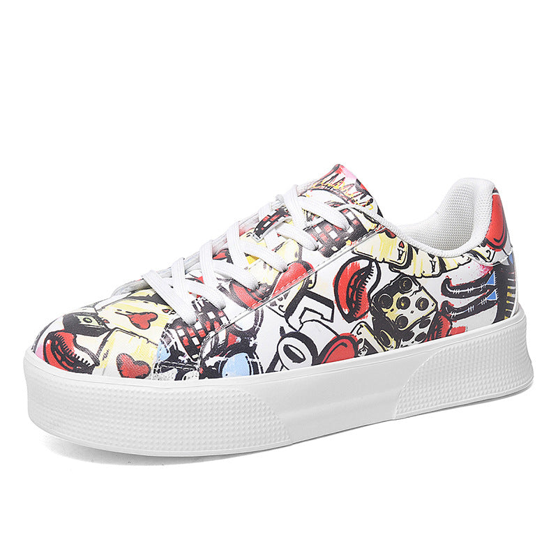 Sneakers basse Valentina Lo Bello con stampa graffiti