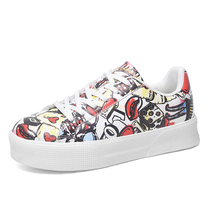 Sneakers basse Valentina Lo Bello con stampa graffiti