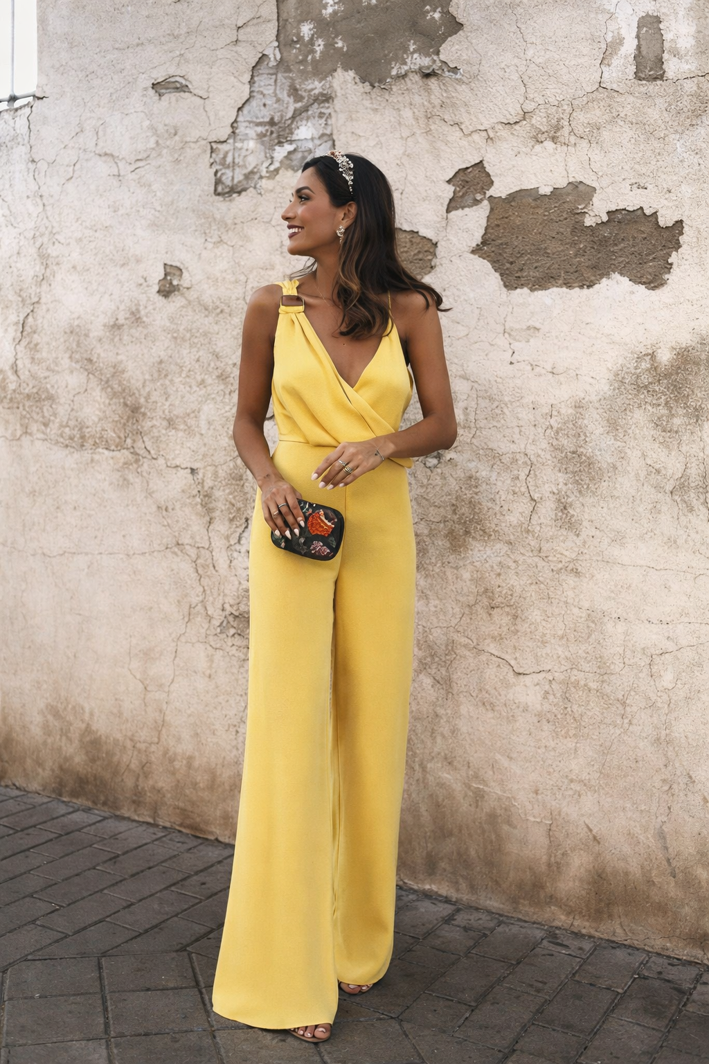 Elegante tuta slim fit di Valentina Lo Bello