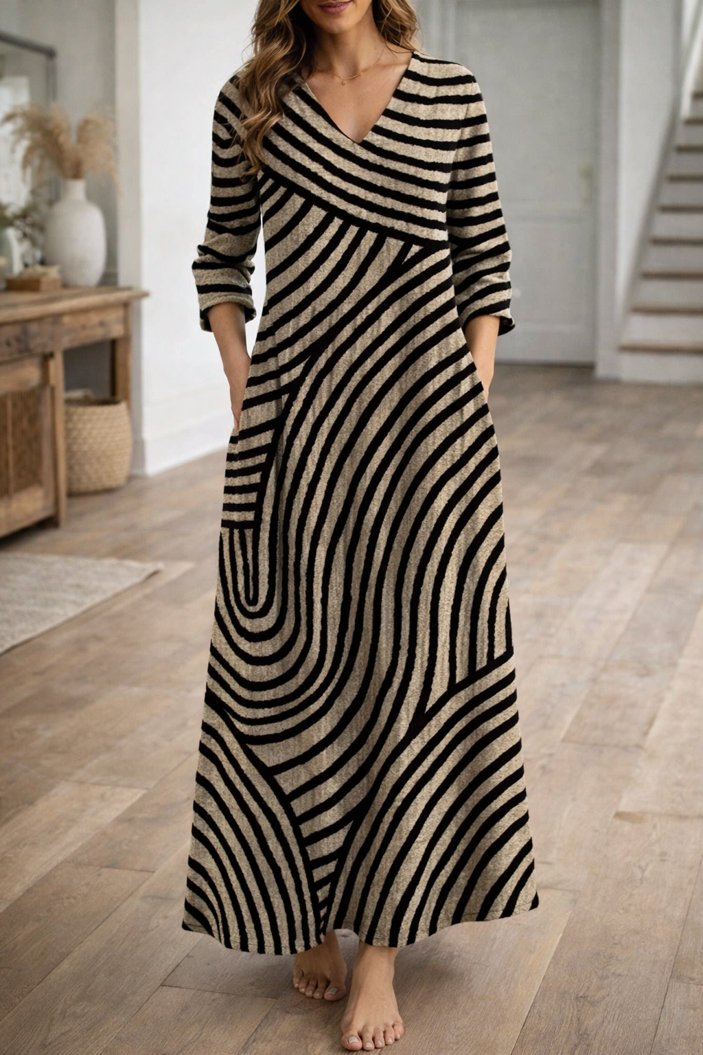 Abito lungo estivo Urban Stripe Valentina Lo Bello