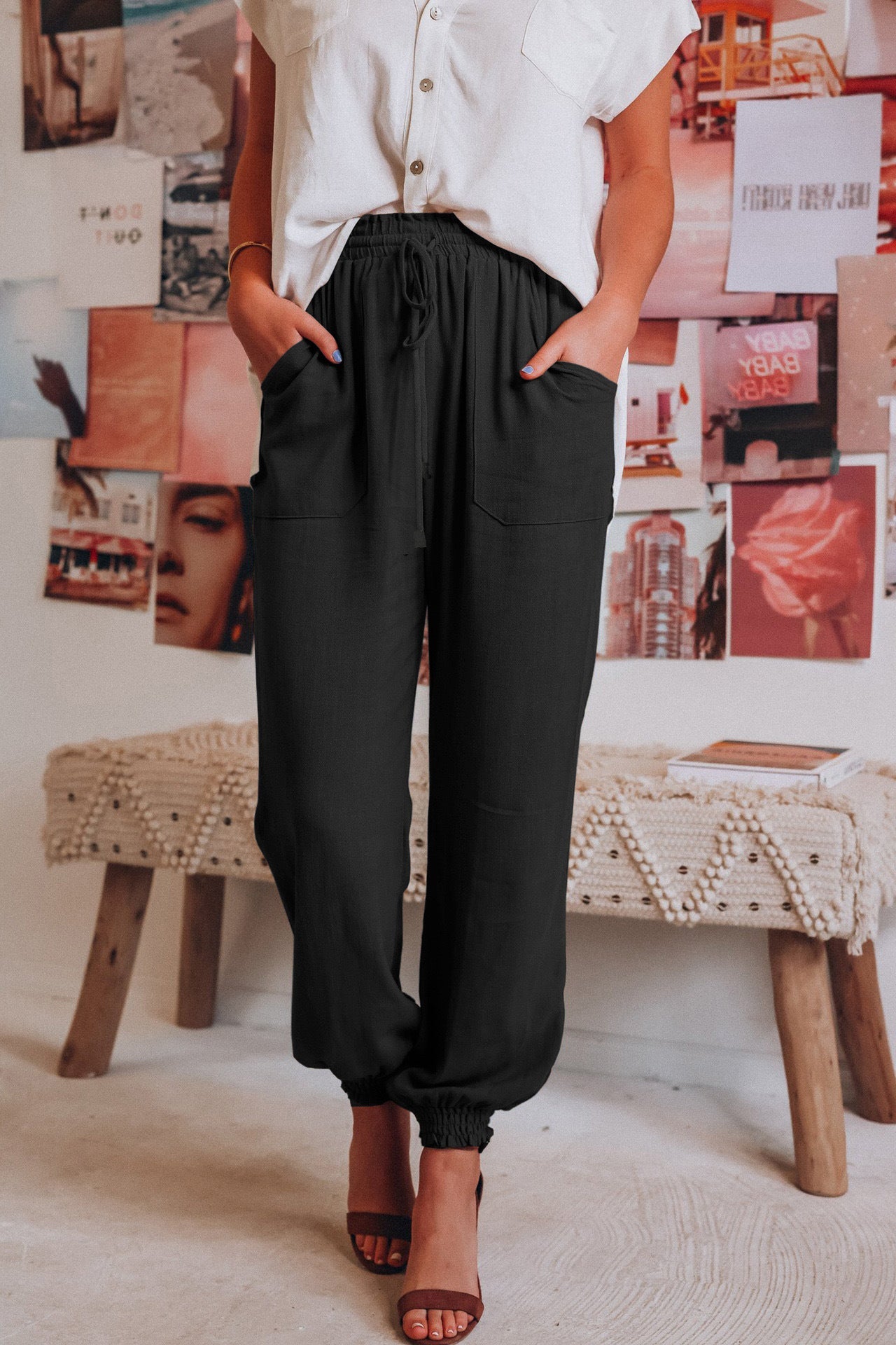 Pantaloni a lanterna Valentina Lo Bello dalla vestibilità comoda