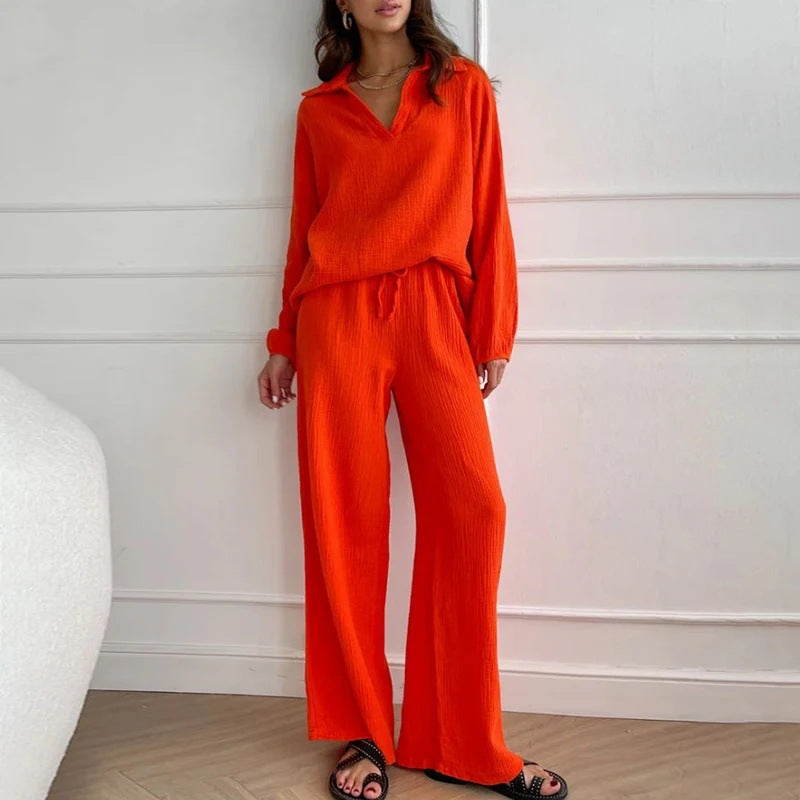 Chic Valentina Lo Bello Loose Fit Long Sleeve Set